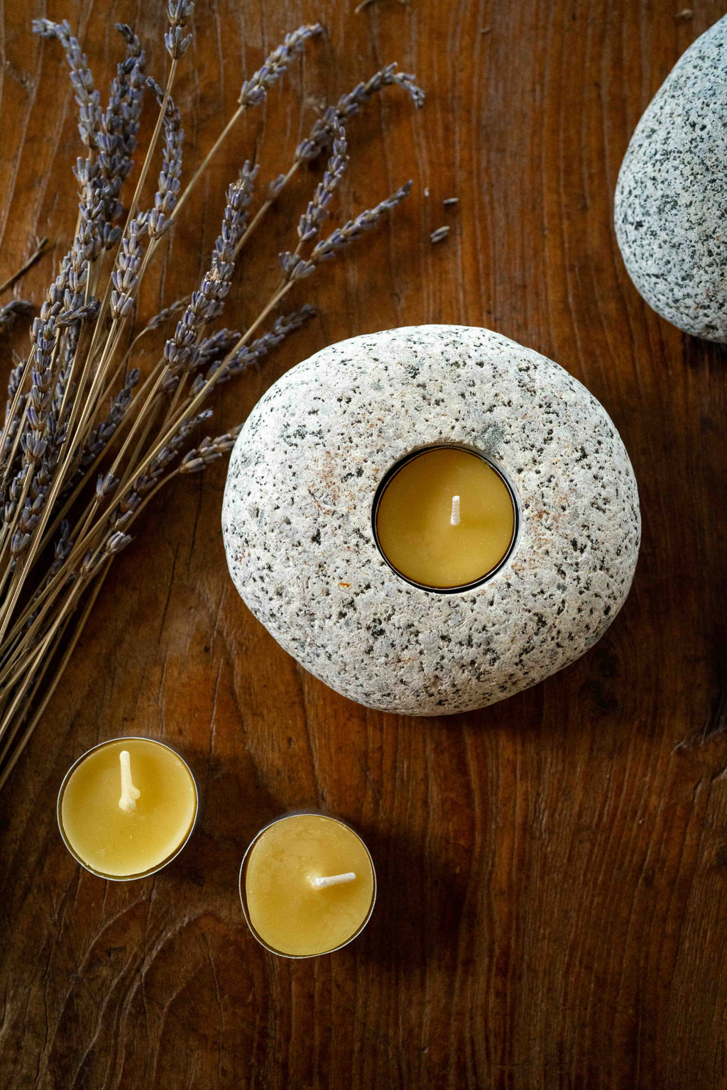 Stone Candle Holder