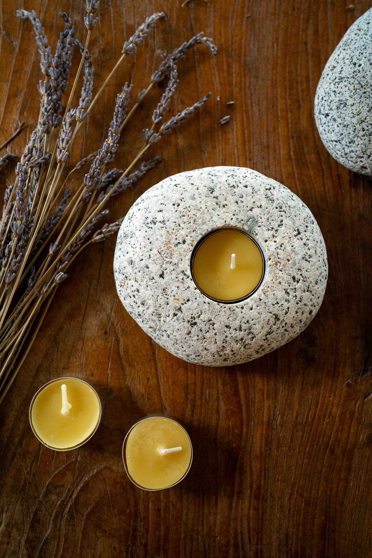 Stone Candle Holder